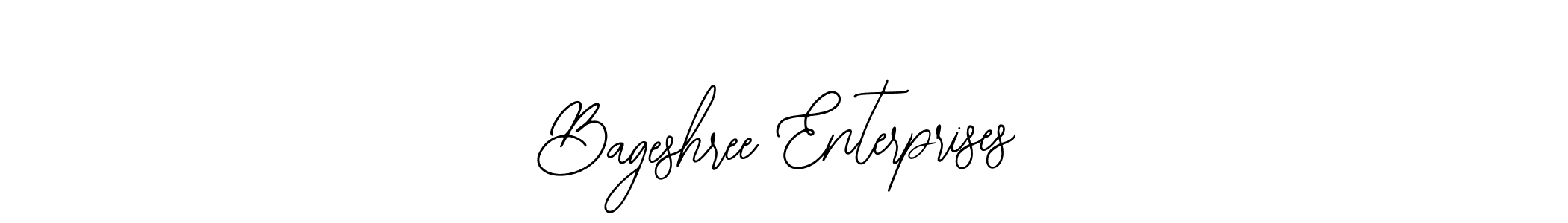 Use a signature maker to create a handwritten signature online. With this signature software, you can design (Bearetta-2O07w) your own signature for name Bageshree Enterprises. Bageshree Enterprises signature style 12 images and pictures png