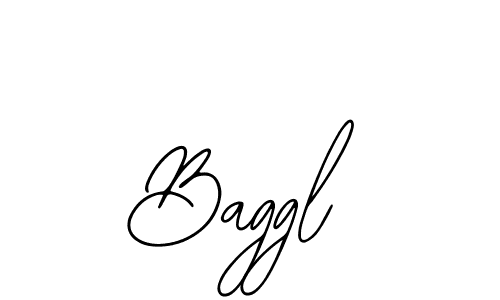 You should practise on your own different ways (Bearetta-2O07w) to write your name (Baggl) in signature. don't let someone else do it for you. Baggl signature style 12 images and pictures png
