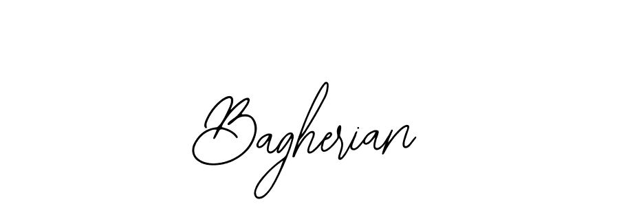 How to make Bagherian signature? Bearetta-2O07w is a professional autograph style. Create handwritten signature for Bagherian name. Bagherian signature style 12 images and pictures png