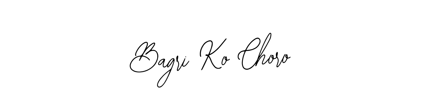 How to make Bagri Ko Choro name signature. Use Bearetta-2O07w style for creating short signs online. This is the latest handwritten sign. Bagri Ko Choro signature style 12 images and pictures png