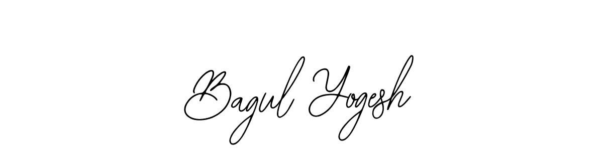 This is the best signature style for the Bagul Yogesh name. Also you like these signature font (Bearetta-2O07w). Mix name signature. Bagul Yogesh signature style 12 images and pictures png