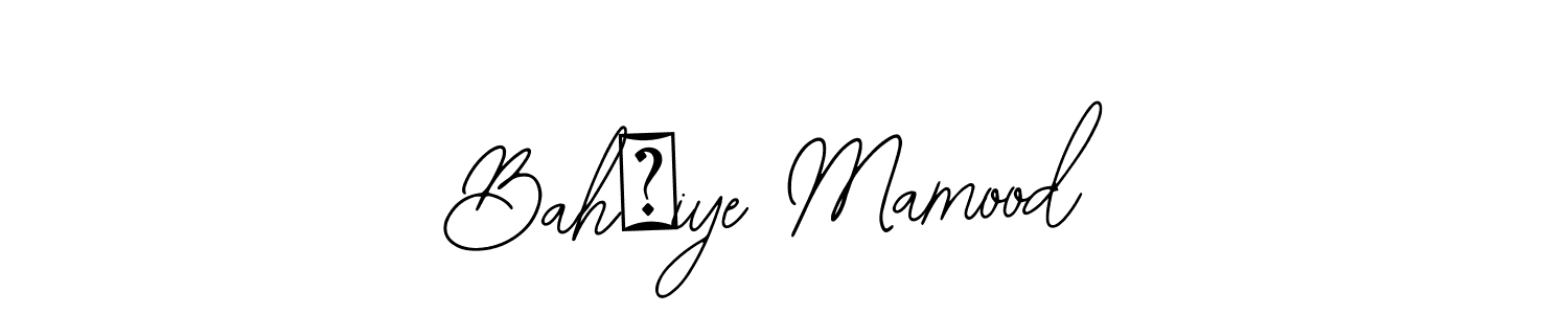 How to Draw Bahşiye Mamood signature style? Bearetta-2O07w is a latest design signature styles for name Bahşiye Mamood. Bahşiye Mamood signature style 12 images and pictures png