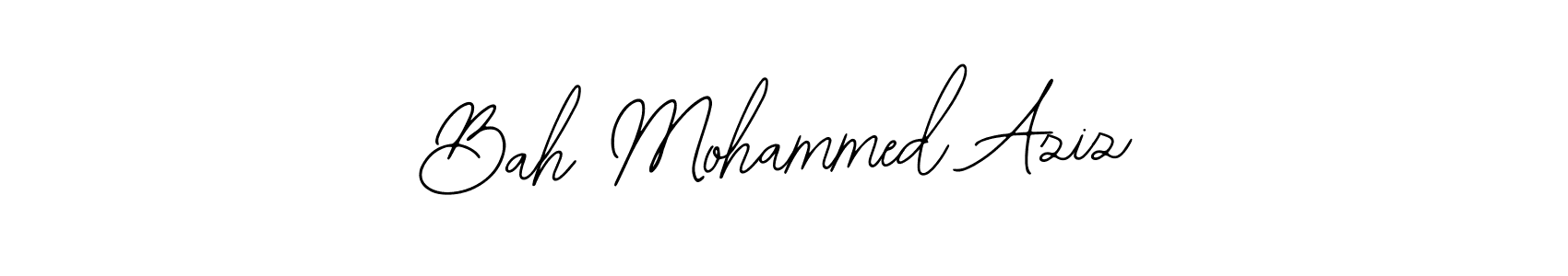 Bearetta-2O07w is a professional signature style that is perfect for those who want to add a touch of class to their signature. It is also a great choice for those who want to make their signature more unique. Get Bah Mohammed Aziz name to fancy signature for free. Bah Mohammed Aziz signature style 12 images and pictures png