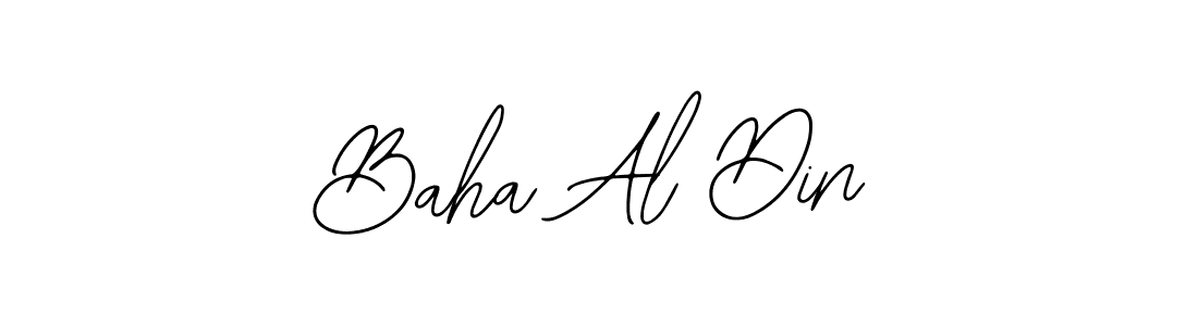 Use a signature maker to create a handwritten signature online. With this signature software, you can design (Bearetta-2O07w) your own signature for name Baha Al Din. Baha Al Din signature style 12 images and pictures png