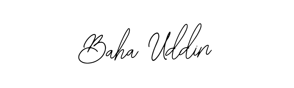 Also we have Baha Uddin name is the best signature style. Create professional handwritten signature collection using Bearetta-2O07w autograph style. Baha Uddin signature style 12 images and pictures png