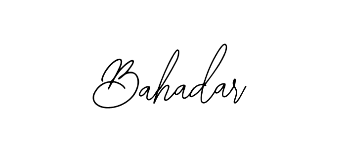 Make a beautiful signature design for name Bahadar. With this signature (Bearetta-2O07w) style, you can create a handwritten signature for free. Bahadar signature style 12 images and pictures png