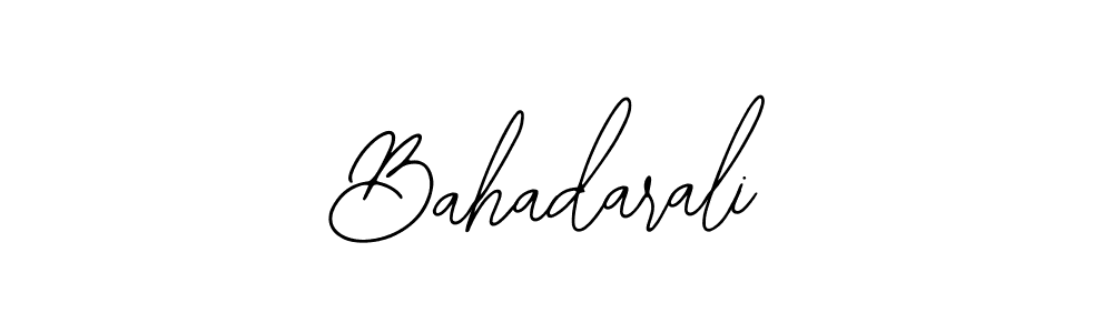 Make a beautiful signature design for name Bahadarali. With this signature (Bearetta-2O07w) style, you can create a handwritten signature for free. Bahadarali signature style 12 images and pictures png