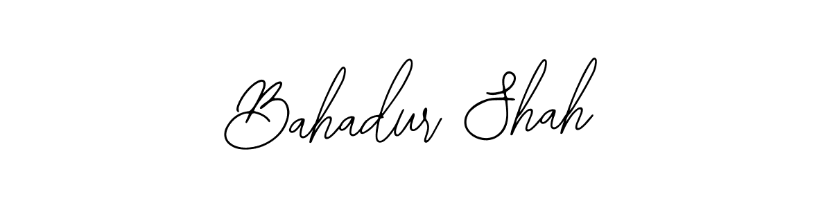 How to make Bahadur Shah name signature. Use Bearetta-2O07w style for creating short signs online. This is the latest handwritten sign. Bahadur Shah signature style 12 images and pictures png