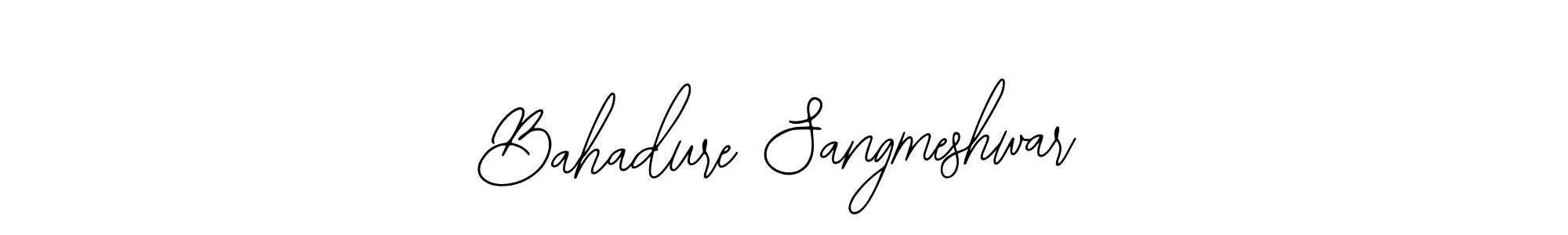 Create a beautiful signature design for name Bahadure Sangmeshwar. With this signature (Bearetta-2O07w) fonts, you can make a handwritten signature for free. Bahadure Sangmeshwar signature style 12 images and pictures png