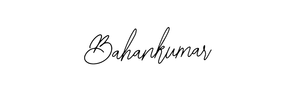 You should practise on your own different ways (Bearetta-2O07w) to write your name (Bahankumar) in signature. don't let someone else do it for you. Bahankumar signature style 12 images and pictures png