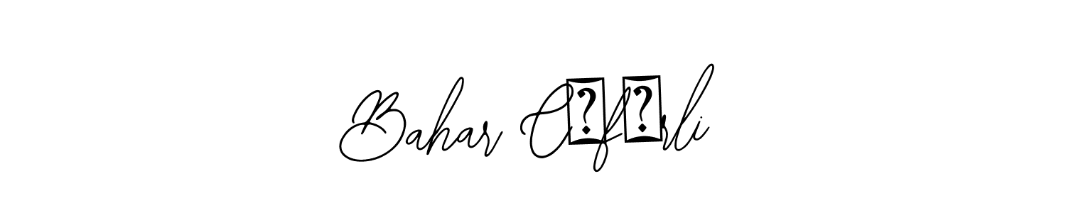 Make a beautiful signature design for name Bahar Cəfərli. With this signature (Bearetta-2O07w) style, you can create a handwritten signature for free. Bahar Cəfərli signature style 12 images and pictures png