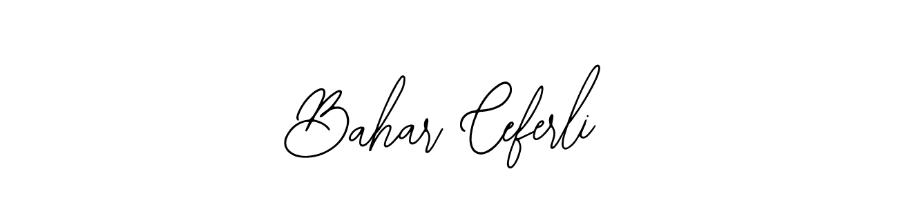 How to Draw Bahar Ceferli signature style? Bearetta-2O07w is a latest design signature styles for name Bahar Ceferli. Bahar Ceferli signature style 12 images and pictures png