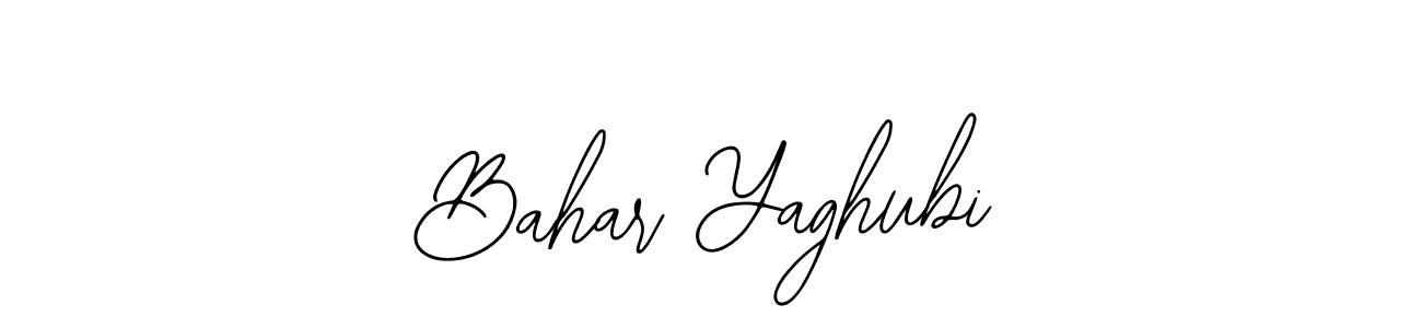 Make a beautiful signature design for name Bahar Yaghubi. Use this online signature maker to create a handwritten signature for free. Bahar Yaghubi signature style 12 images and pictures png