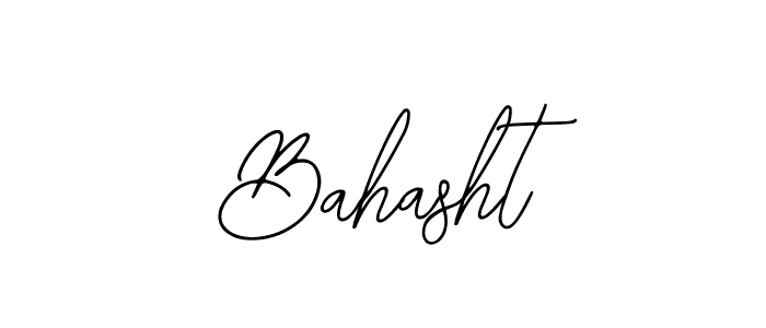 How to make Bahasht name signature. Use Bearetta-2O07w style for creating short signs online. This is the latest handwritten sign. Bahasht signature style 12 images and pictures png