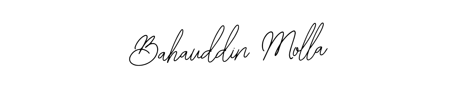 Also we have Bahauddin Molla name is the best signature style. Create professional handwritten signature collection using Bearetta-2O07w autograph style. Bahauddin Molla signature style 12 images and pictures png