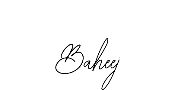 Make a beautiful signature design for name Baheej. Use this online signature maker to create a handwritten signature for free. Baheej signature style 12 images and pictures png