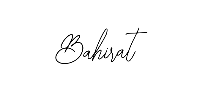 Design your own signature with our free online signature maker. With this signature software, you can create a handwritten (Bearetta-2O07w) signature for name Bahirat. Bahirat signature style 12 images and pictures png