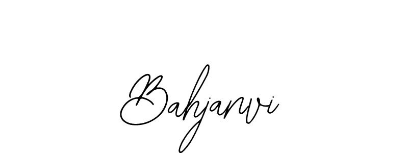 How to make Bahjanvi signature? Bearetta-2O07w is a professional autograph style. Create handwritten signature for Bahjanvi name. Bahjanvi signature style 12 images and pictures png