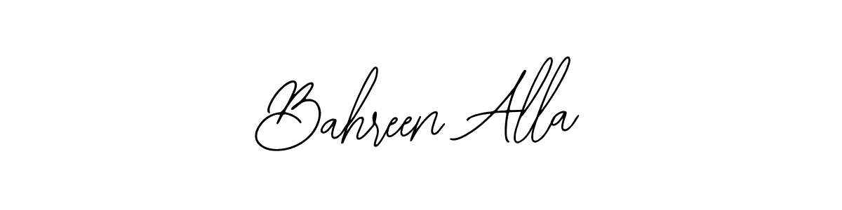 if you are searching for the best signature style for your name Bahreen Alla. so please give up your signature search. here we have designed multiple signature styles  using Bearetta-2O07w. Bahreen Alla signature style 12 images and pictures png