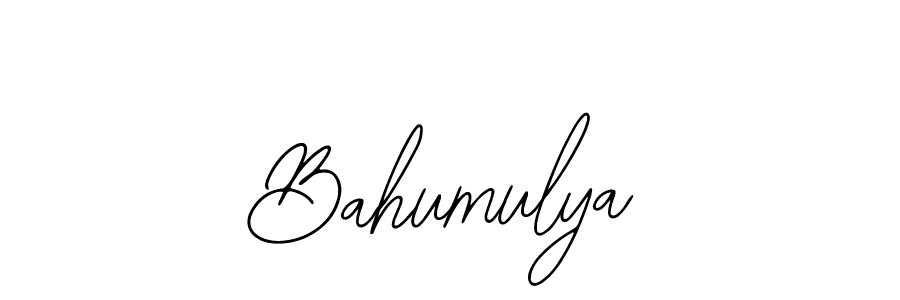 Make a beautiful signature design for name Bahumulya. With this signature (Bearetta-2O07w) style, you can create a handwritten signature for free. Bahumulya signature style 12 images and pictures png