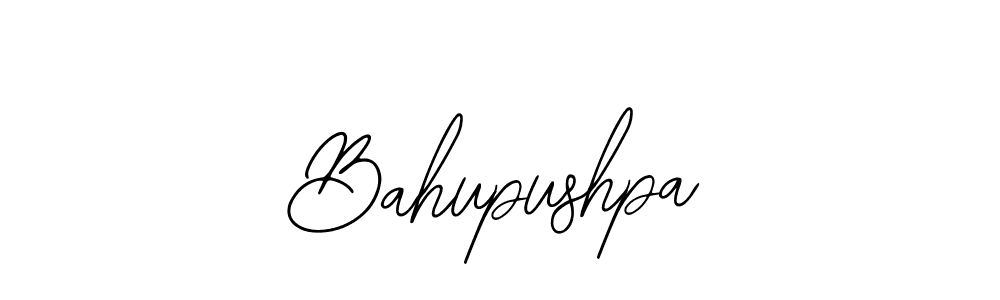 The best way (Bearetta-2O07w) to make a short signature is to pick only two or three words in your name. The name Bahupushpa include a total of six letters. For converting this name. Bahupushpa signature style 12 images and pictures png