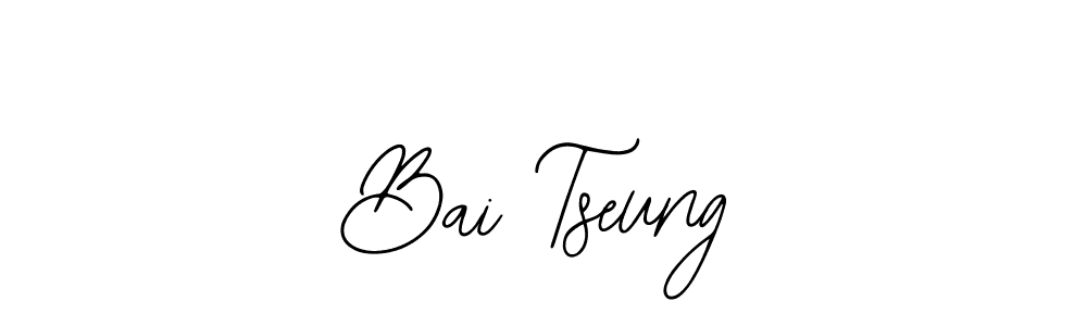 The best way (Bearetta-2O07w) to make a short signature is to pick only two or three words in your name. The name Bai Tseung include a total of six letters. For converting this name. Bai Tseung signature style 12 images and pictures png