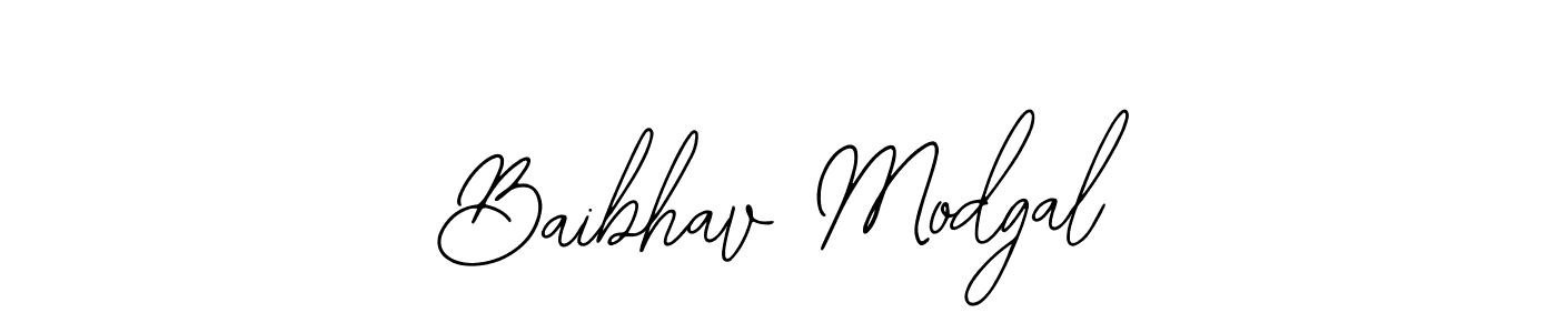 Use a signature maker to create a handwritten signature online. With this signature software, you can design (Bearetta-2O07w) your own signature for name Baibhav Modgal. Baibhav Modgal signature style 12 images and pictures png