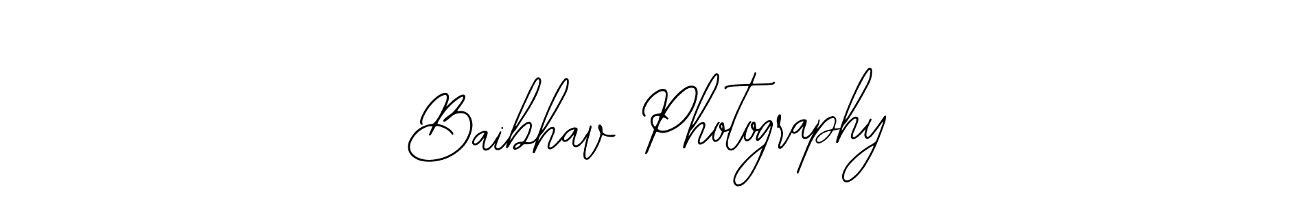 The best way (Bearetta-2O07w) to make a short signature is to pick only two or three words in your name. The name Baibhav Photography include a total of six letters. For converting this name. Baibhav Photography signature style 12 images and pictures png