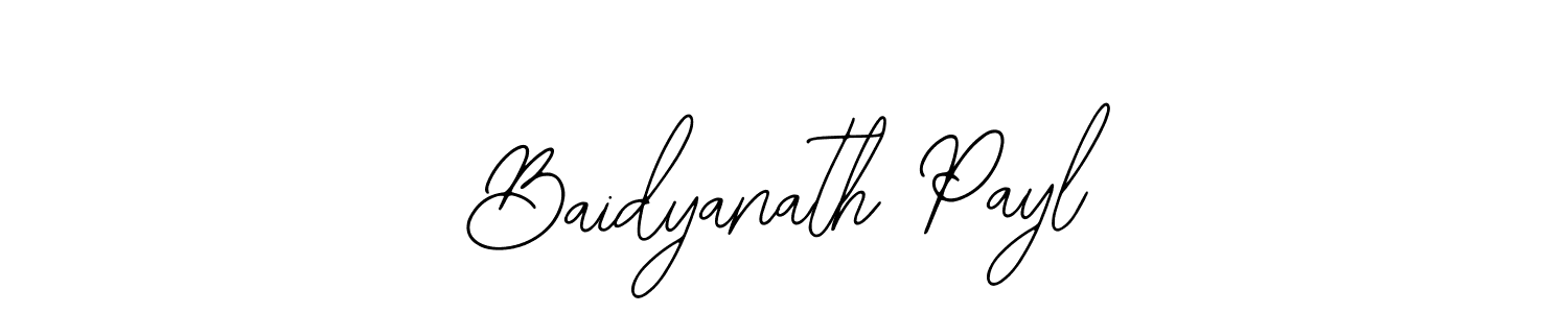You should practise on your own different ways (Bearetta-2O07w) to write your name (Baidyanath Payl) in signature. don't let someone else do it for you. Baidyanath Payl signature style 12 images and pictures png