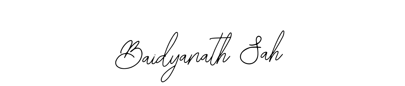 Design your own signature with our free online signature maker. With this signature software, you can create a handwritten (Bearetta-2O07w) signature for name Baidyanath Sah. Baidyanath Sah signature style 12 images and pictures png