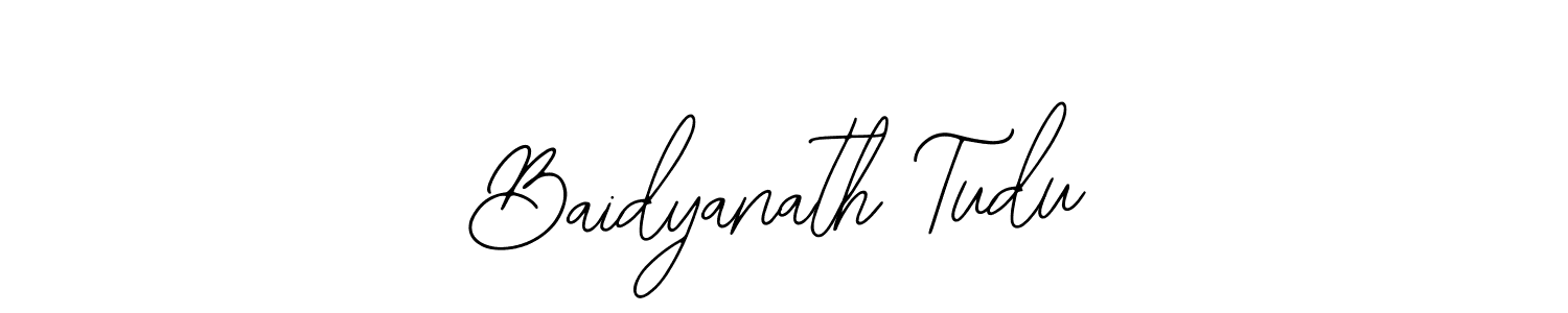 Make a beautiful signature design for name Baidyanath Tudu. With this signature (Bearetta-2O07w) style, you can create a handwritten signature for free. Baidyanath Tudu signature style 12 images and pictures png