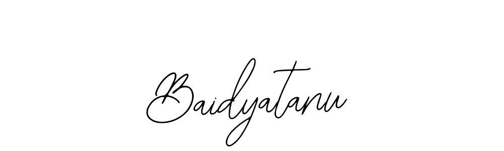 You should practise on your own different ways (Bearetta-2O07w) to write your name (Baidyatanu) in signature. don't let someone else do it for you. Baidyatanu signature style 12 images and pictures png