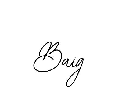 It looks lik you need a new signature style for name Baig. Design unique handwritten (Bearetta-2O07w) signature with our free signature maker in just a few clicks. Baig signature style 12 images and pictures png