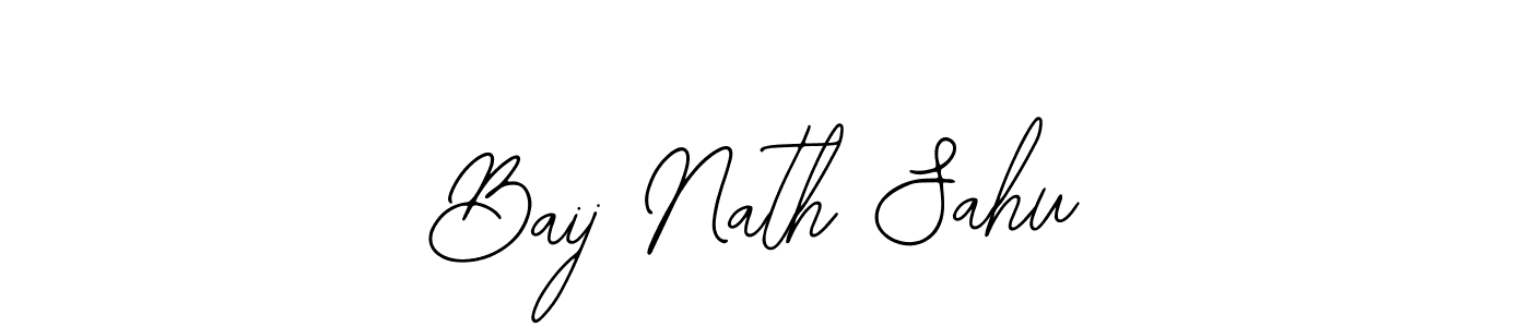 Also we have Baij Nath Sahu name is the best signature style. Create professional handwritten signature collection using Bearetta-2O07w autograph style. Baij Nath Sahu signature style 12 images and pictures png