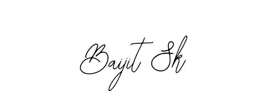 Use a signature maker to create a handwritten signature online. With this signature software, you can design (Bearetta-2O07w) your own signature for name Baijit Sk. Baijit Sk signature style 12 images and pictures png