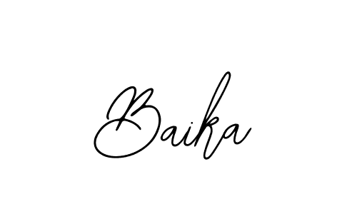 Create a beautiful signature design for name Baika. With this signature (Bearetta-2O07w) fonts, you can make a handwritten signature for free. Baika signature style 12 images and pictures png