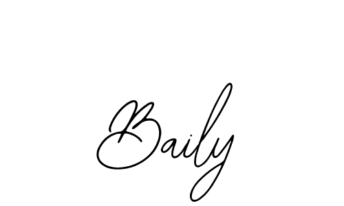 Use a signature maker to create a handwritten signature online. With this signature software, you can design (Bearetta-2O07w) your own signature for name Baily. Baily signature style 12 images and pictures png
