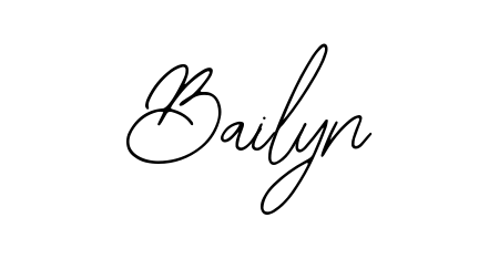 A classic penmanship look for Bailyn. The Bearetta-2O07w font brings timeless elegance and confidence to every signed document. Bailyn signature style 12 images and pictures png