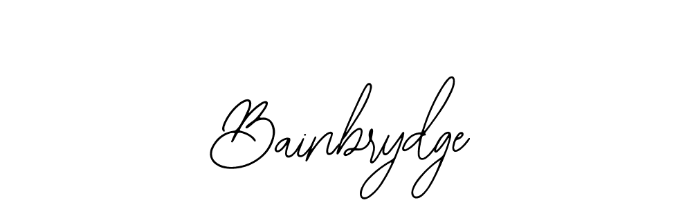 Make a beautiful signature design for name Bainbrydge. With this signature (Bearetta-2O07w) style, you can create a handwritten signature for free. Bainbrydge signature style 12 images and pictures png
