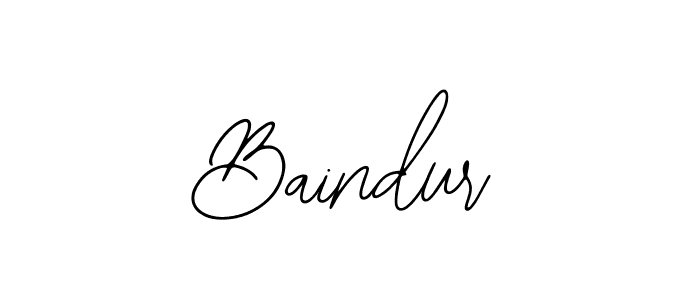 How to make Baindur signature? Bearetta-2O07w is a professional autograph style. Create handwritten signature for Baindur name. Baindur signature style 12 images and pictures png