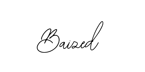 Use a signature maker to create a handwritten signature online. With this signature software, you can design (Bearetta-2O07w) your own signature for name Baized. Baized signature style 12 images and pictures png