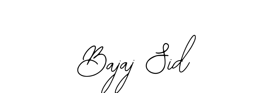 Also You can easily find your signature by using the search form. We will create Bajaj Sid name handwritten signature images for you free of cost using Bearetta-2O07w sign style. Bajaj Sid signature style 12 images and pictures png
