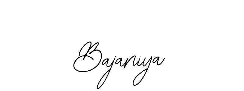 Bearetta-2O07w is a professional signature style that is perfect for those who want to add a touch of class to their signature. It is also a great choice for those who want to make their signature more unique. Get Bajaniya name to fancy signature for free. Bajaniya signature style 12 images and pictures png