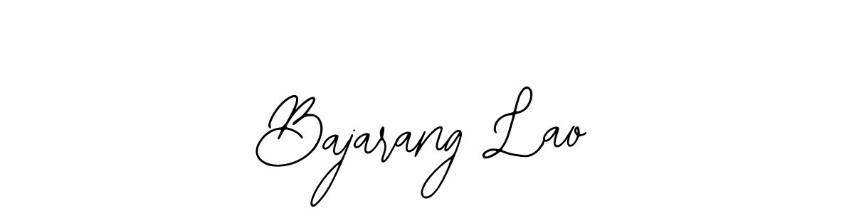 Similarly Bearetta-2O07w is the best handwritten signature design. Signature creator online .You can use it as an online autograph creator for name Bajarang Lao. Bajarang Lao signature style 12 images and pictures png