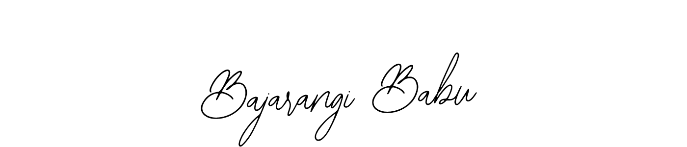 The best way (Bearetta-2O07w) to make a short signature is to pick only two or three words in your name. The name Bajarangi Babu include a total of six letters. For converting this name. Bajarangi Babu signature style 12 images and pictures png