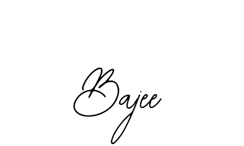 Use a signature maker to create a handwritten signature online. With this signature software, you can design (Bearetta-2O07w) your own signature for name Bajee. Bajee signature style 12 images and pictures png