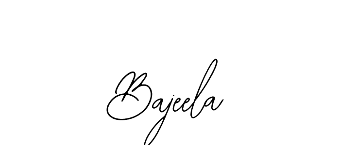 Design your own signature with our free online signature maker. With this signature software, you can create a handwritten (Bearetta-2O07w) signature for name Bajeela. Bajeela signature style 12 images and pictures png