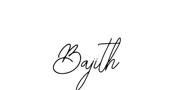 Make a beautiful signature design for name Bajith. Use this online signature maker to create a handwritten signature for free. Bajith signature style 12 images and pictures png