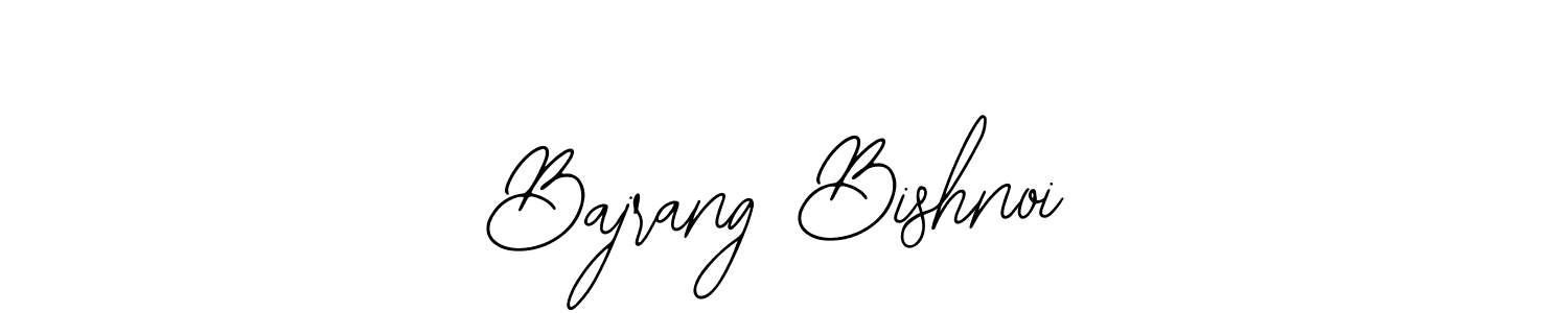 Also we have Bajrang Bishnoi name is the best signature style. Create professional handwritten signature collection using Bearetta-2O07w autograph style. Bajrang Bishnoi signature style 12 images and pictures png