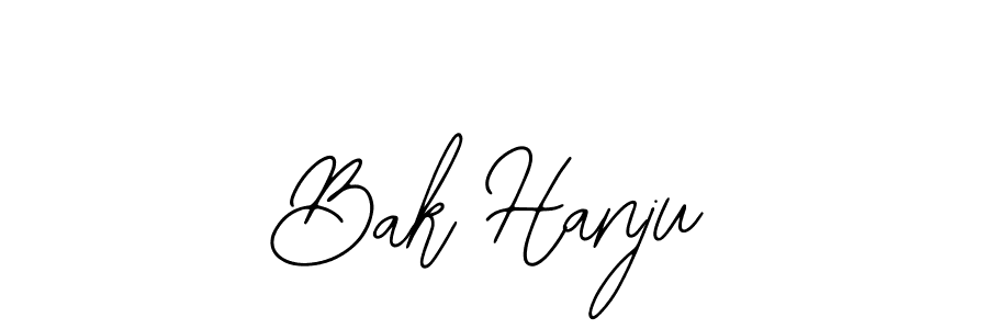 It looks lik you need a new signature style for name Bak Hanju. Design unique handwritten (Bearetta-2O07w) signature with our free signature maker in just a few clicks. Bak Hanju signature style 12 images and pictures png